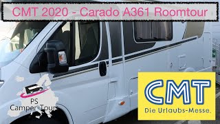 CMT 2020  Carado A361 Alkoven Roomtour 🚐 [upl. by Arbuckle]