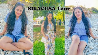 SIRACUSA Tour  CASSIBILE BEACH එකේ හවසක් 🌊⛅️✨ Life In Italy 🇮🇹  Vlog 1  ​⁠​⁠VidaraBotheju [upl. by Stenger]