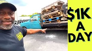 How to Resell Used Pallets for Profit 1000 a DAY Flipping Pallets w Simplest Biz Course Student [upl. by Lenka]