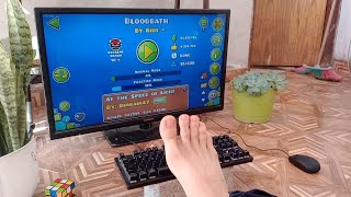 🔴 JUGANDO NIVELES CON LOS PIES Geometry Dash [upl. by Eirod593]