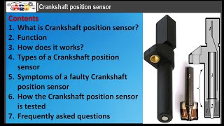 Crankshaft position sensor [upl. by Asnerek956]