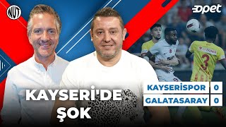 Kayserispor 0  0 Galatasaray Maç Sonu  Nihat Kahveci Nebil Evren  Gol Makinası [upl. by Artemahs409]