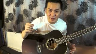 2014New YAMAHA LL16D ARE Guitar Review in Singapore [upl. by Nosaes]