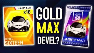 Asphalt 9  MAXING Out the Devel Sixteen  Drive Syndicate 8 [upl. by Dallon]