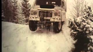 Military Vehichle on Snow Trials 1970s  FIlm 17722 [upl. by Partridge]