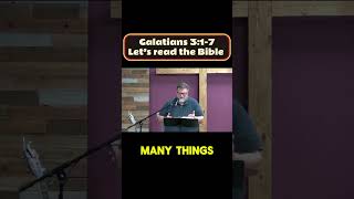 Galatians 316 let’s read the Bible motivation bible sermonclip [upl. by Eiramalegna]