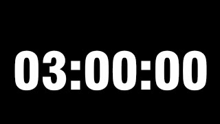 3 SAAT POMODORO  3 SAAT GERİ SAYIM SAYACI  3 HOURS [upl. by Esialb]