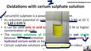 Cerimetry for First year Pharmaceutical Analysis [upl. by Malliw]