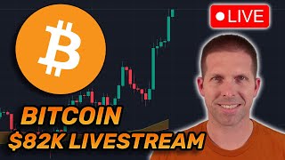 Bitcoin 82K Watchparty All Time High Live  Requests Welcomed [upl. by Ladew]