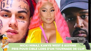 Nicki Minaj Kanye West amp 6ix9ine victime d’une fusillade lors d’un tournage de clip [upl. by Digirb]