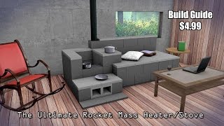 Rocket Mass heater stove Ultimate build guide [upl. by Briscoe]