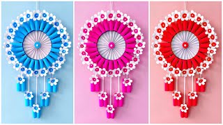 Unique Flower Wall Hanging  Quick Paper Craft For Home Decoration  Easy Wall Mate  DIY Wall Decor [upl. by Chapa979]