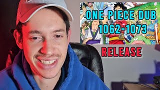 NEW One Piece Dub Release Date One Piece English Dub Episode 1062  1073 [upl. by Atenek]