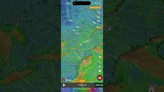 Wind Field Map With Isobars Nov 22 2024 [upl. by Iroak]