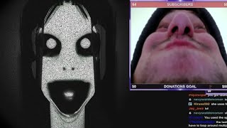 Roblox Horror Games Are Way Too Funny For This Streamer [upl. by Enalahs]