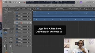 Logic Pro XTutorial FLEX TIME 2ª ParteCuantización automáticaEspañol [upl. by Eyanaj]