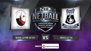 WHK GYM vs WHS u19 Capricorn Schools Netball [upl. by Phil]