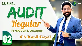 Lec 2CA Final Audit Regular Course For Nov 24 amp onwards exam by CA Kapil Goyal SA 320 Materiality [upl. by Howard]