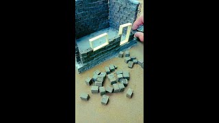 Diy tractor making mini building using cement concrete mixer 119 sunfarming7533 [upl. by Desmund369]