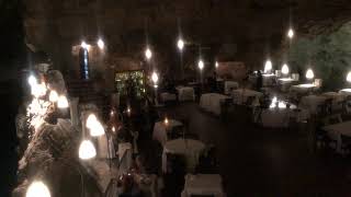 Ristorante Grotta Palazzese （グロッタ・パラッツェーゼ）洞窟レストランで生演奏！ [upl. by Kamat12]