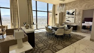 Crockfords Las Vegas One Bedroom suite walkthrough [upl. by Kolosick687]