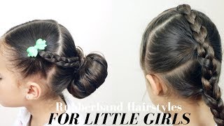 EASY RUBBER BAND HAIRSTYLES FOR LITTLE GIRLS  Mixed Kids Hair Care [upl. by Weywadt927]