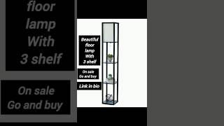 Floor lamp with 3 shelves youtube amazon amazonusa youtubeshorts usa uk [upl. by Ayikaz]