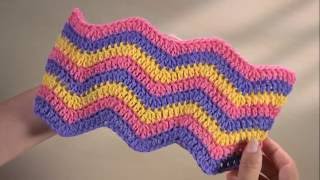 Crochet Facile  22 Chevrons [upl. by Yatnuhs]