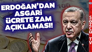 Erdoğandan Asgari Ücrete Zam Mesajı 2024 Yeni Asgari Ücret Ne Kadar Olacak [upl. by Hunfredo810]