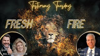 Testimony Tuesdays Fresh Fire with Special Guest Prophet Philip Cappuccio [upl. by Ennovyhs]