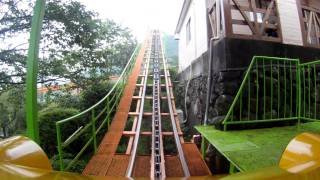 Jet Coaster POV Front Seat Roller Coaster Wonder Rakutenchi Japan HD 1080 [upl. by Attenyt]