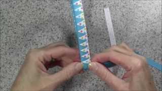 Easy Woven Ribbon Headband Tutorial with Really Reasonable Ribbon [upl. by Einuj]