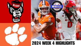 21 Clemson vs NC State  Full Game Highlights  2024 College Football Highlights [upl. by Ennahtur]