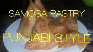 SAMOSA PASTRY PATTI STRIPS PANJABI STYLESTEP BY STEP DETAILED VIDEO [upl. by Ayimat587]