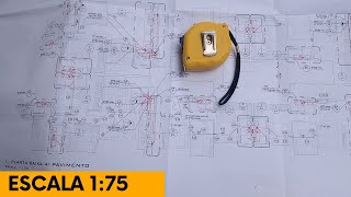 Guia Prático Como Tirar Medidas Precisas de Projetos com Trena na Escala 175 Como Realizar Medida [upl. by Ordnazil998]