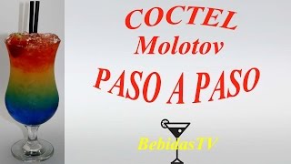 COMO HACER EL COCTEL MOLOTOV  BebidasTV [upl. by Hijoung]