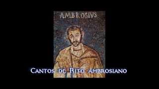 Canto de los primeros cristianos  rito ambrosiano  Lux fulgebit hodie super nos [upl. by Nodnalb]