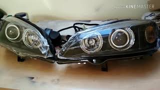 Opel Astra G angel eyes unboxing [upl. by Tepper]