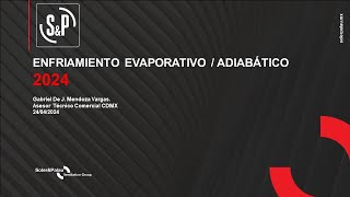 quotEnfriamiento Adiabático  Evaporativoquot  Webinar [upl. by Eluj]