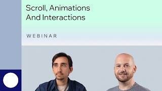 Wix Studio  Webinar Add motion and depth to your sites with scroll animations and interactions [upl. by Brill470]