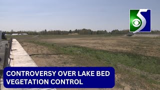 Controversy over Wixom Lake bed vegetation control method [upl. by Htennaj637]