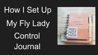 How I Set Up My Fly Lady Control Journal 2020 [upl. by Soph]