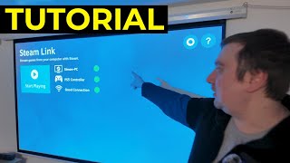 How to play your Steam games over your network Steam Link Tutorial [upl. by Ecissej]