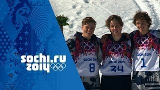 Freestyle Skiing  Mens Ski Slopestyle  Joss Christensen Wins Gold  Sochi 2014 Winter Olympics [upl. by Waldemar]