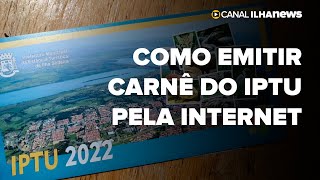 Como emitir carnê do IPTU pela internet  Dicas Ilha News [upl. by Notniuq436]