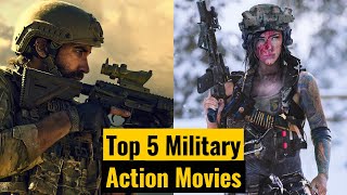 Top 5 Best Military Action Movies You Must Watch 🎬🔥  Best Military Films [upl. by Enylhsa]