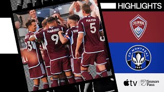 Colorado Rapids vs CF Montréal  Full Match Highlights  June 22 2024 [upl. by Aynekat]