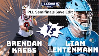 PLL OT Semifinal Thriller  Liam Entenmann Atlas vs Brendan Krebs Whipsnakes  Goalie Save Edit [upl. by Enuj]