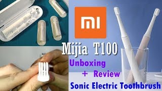 Xiaomi Mijia T100 Sonic Electric Toothbrush  Unboxing Review [upl. by Sorilda]