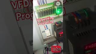 VFD working program electrican technical electrical vfdplc  Electro mach ato [upl. by Kimmel939]